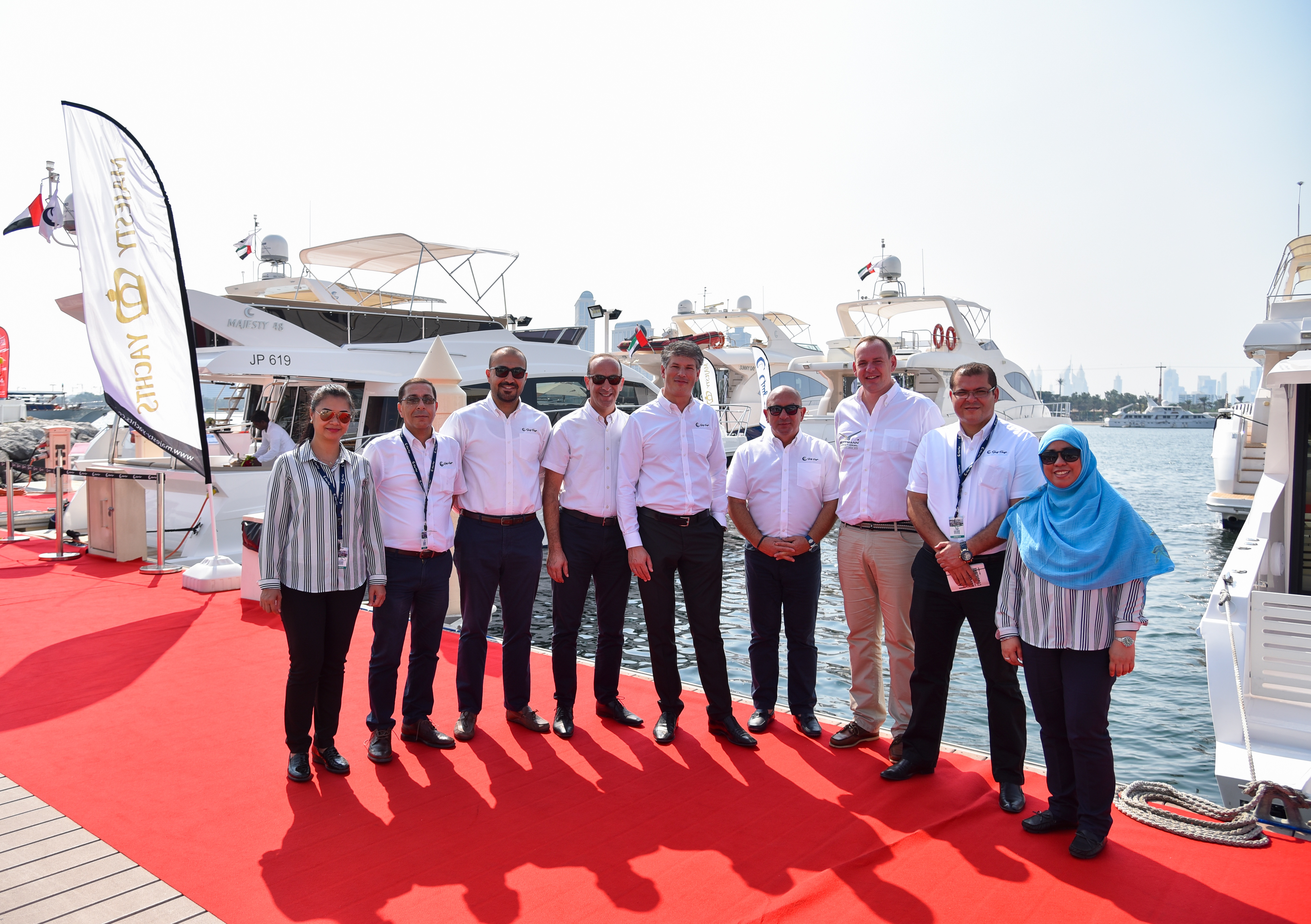 Gulf Craft team at the Dubai Pre-owned Boat Show 2017.jpg