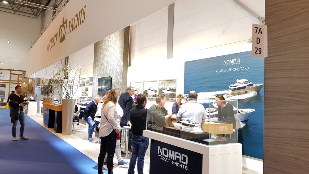 Gulf Craft stand, Dusseldorf Boat Show 2019