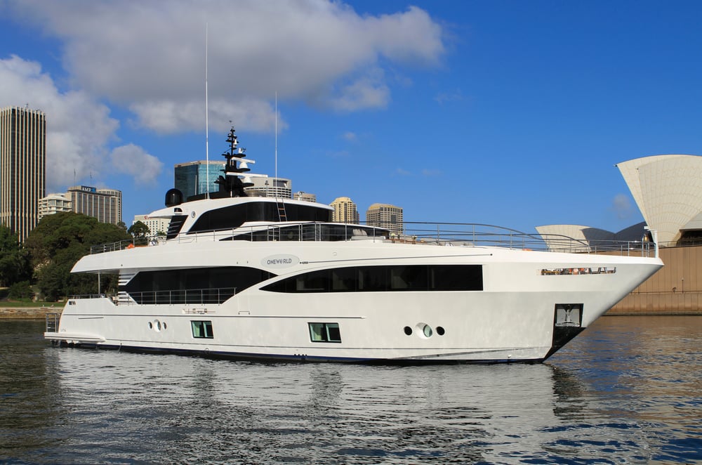 Majesty 100-3 MY Oneworld Sydney Harbour 7 April 2018 Richard Morris Australian Superyachts (145)