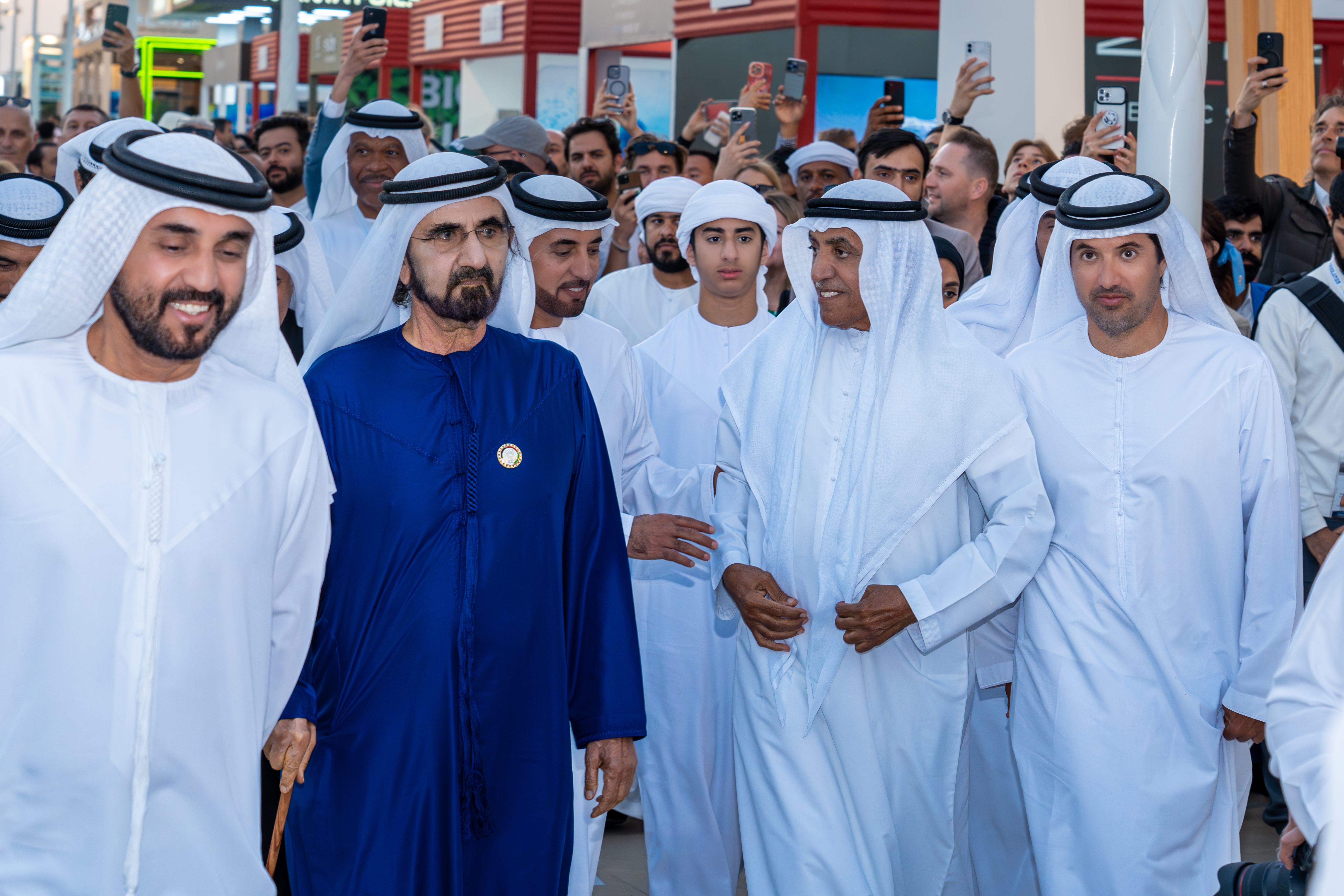 H.H Mohammed bin Rashid Al Maktoum and Gulf Craft Group Chairman, Mohammed Alshaali