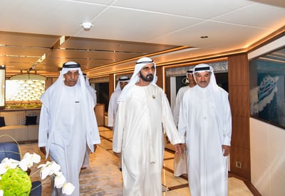 HH Sheikh Mohammed Bin Rashid Al Maktoum visits the Gulfcraftinc