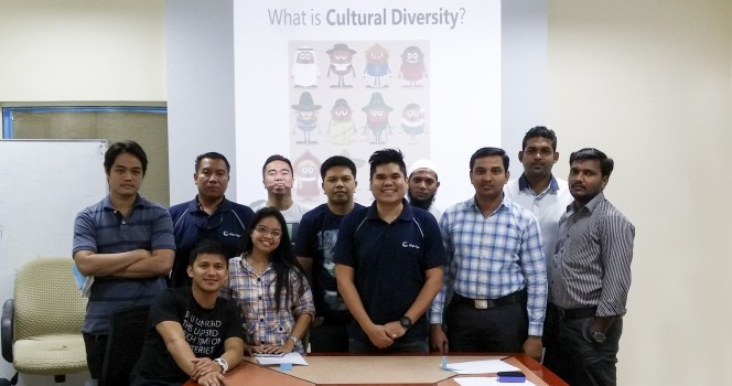 صورة التقطت خلال واحدة من الدورات التدريبية للموارد البشرية.