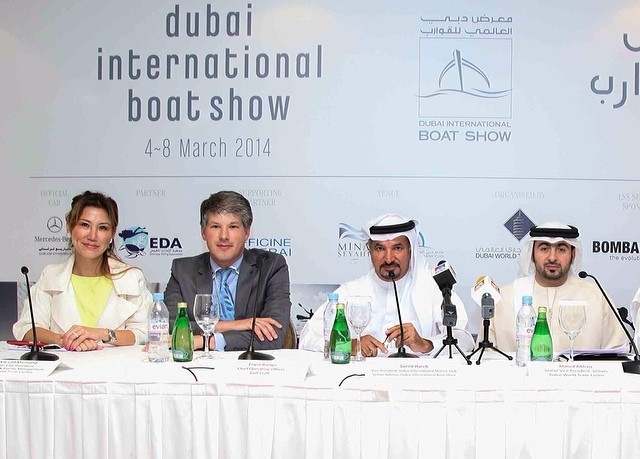 Mr. Erwin Bamps, COO at the Dubai International Boat Show press conference