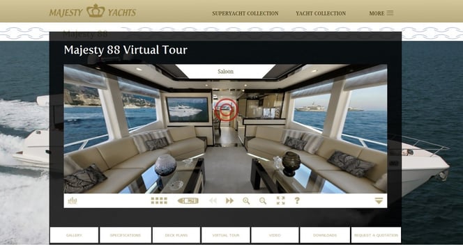 Screenshot displays the main living room.