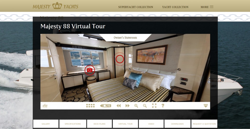 Скриншот каюты хозяина.