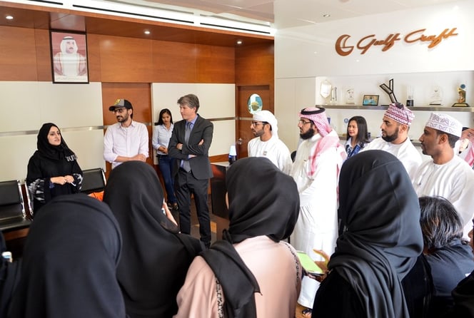 Abdulaziz Bin Humaid Leadership Program, Gulf Craft Factory Tour
