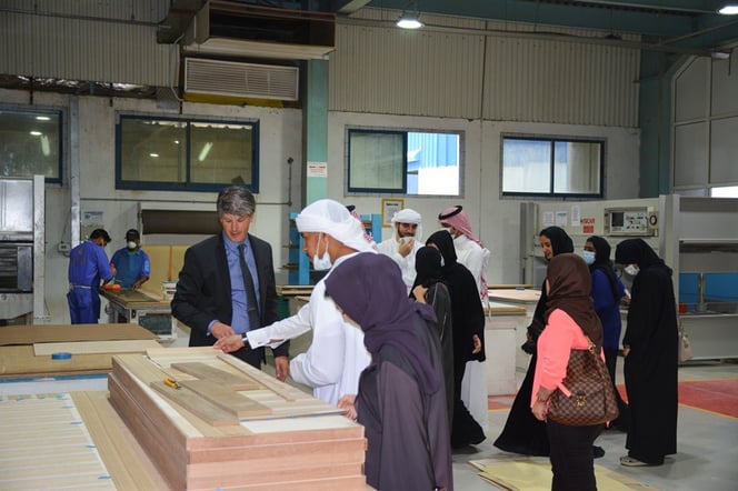 Abdulaziz Bin Humaid Leadership Program, Gulf Craft Factory Tour (20)