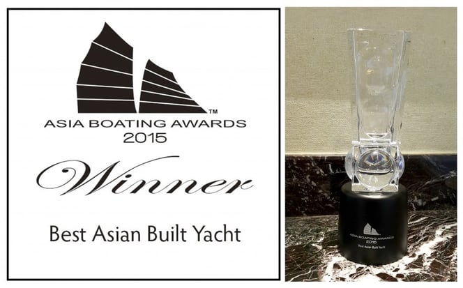 جائزة أفضل يخت بني في آسيا 2015