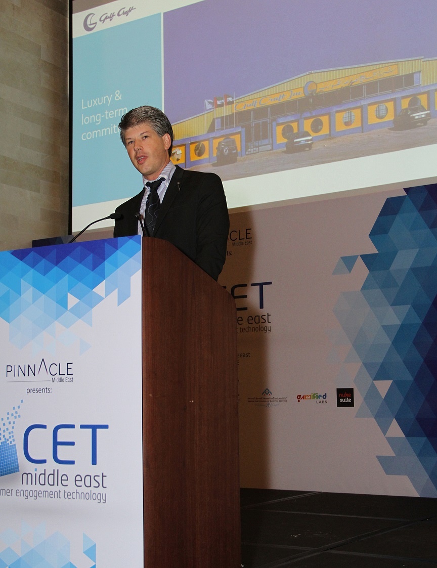 Эрвин Бампс, исполнительный директор компании Gulf Craft, - ведущий оратор на CET ME конференции - 