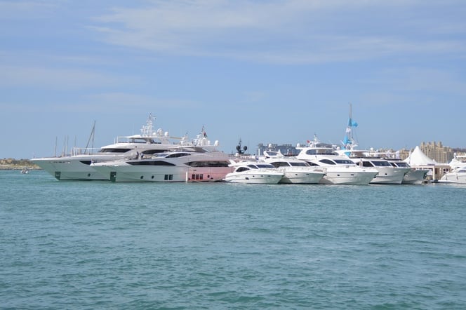 أسطول جلف كرافت في معرض دبي العالمي للقوارب 2015