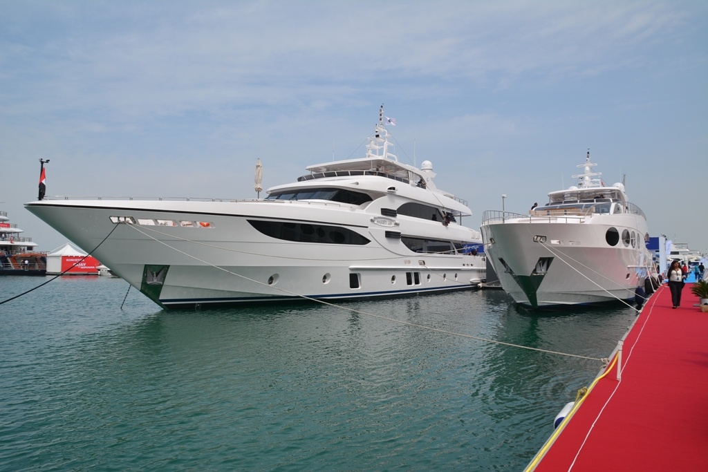 Majesty 135 и Majesty 105 на международной выставке яхт в Дубае