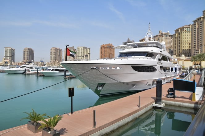 Majesty 135 at the Gulf Craft Exclusive Preview in Qatar