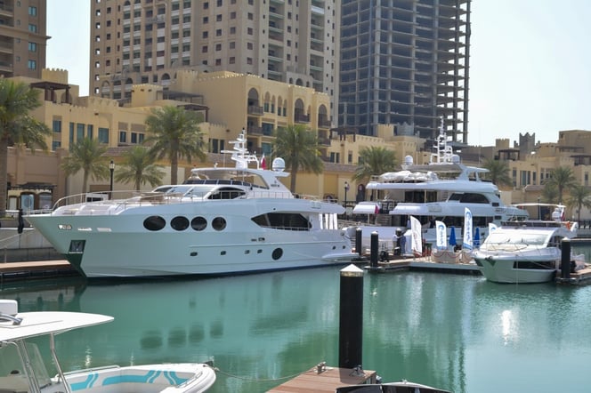 Majesty 105 and Majesty 48 at the Gulf Craft Exclusive Preview 