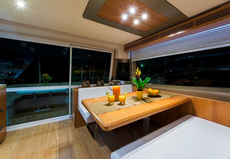 Majesty 48 dining area