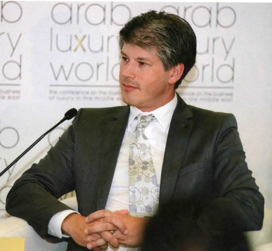 海湾游艇公司的首席执行官欧文•班普思先生在阿拉伯奢侈品世界论坛