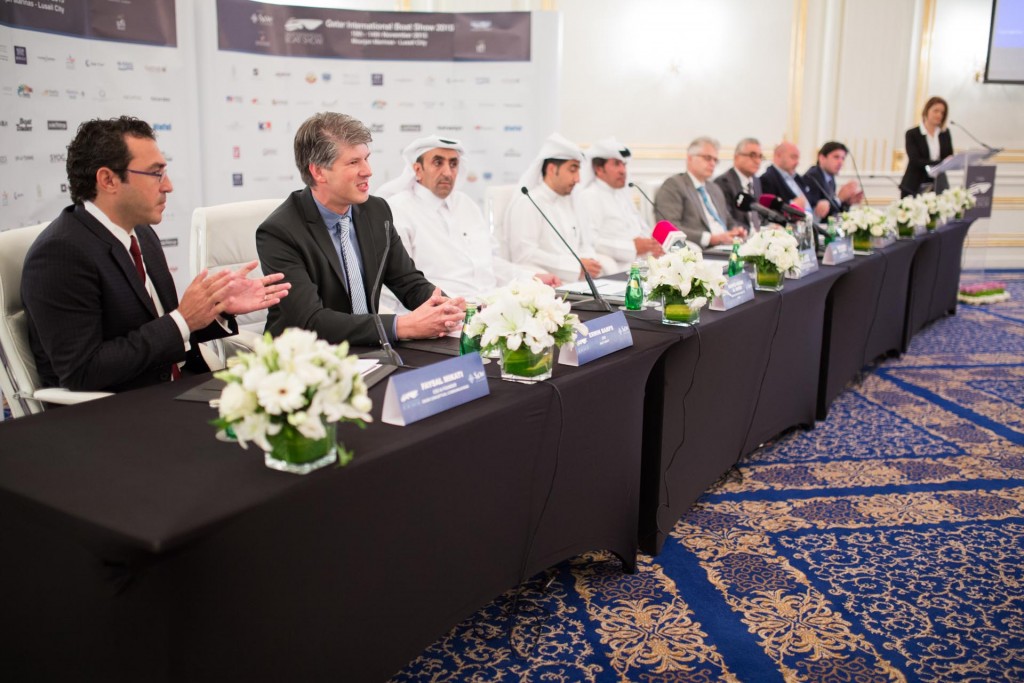 海湾游艇公司首席执行官欧文•班普斯先生参加卡塔尔国际船舶展新闻发布会（8）