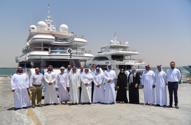 GCC Regulator visits Gulf Craft shipyard