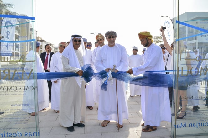 Gulf Craft's Oman Exclusive Preview 2014 official opening by the Minister of Agriculture and Fisheries, Dr. Fuad 