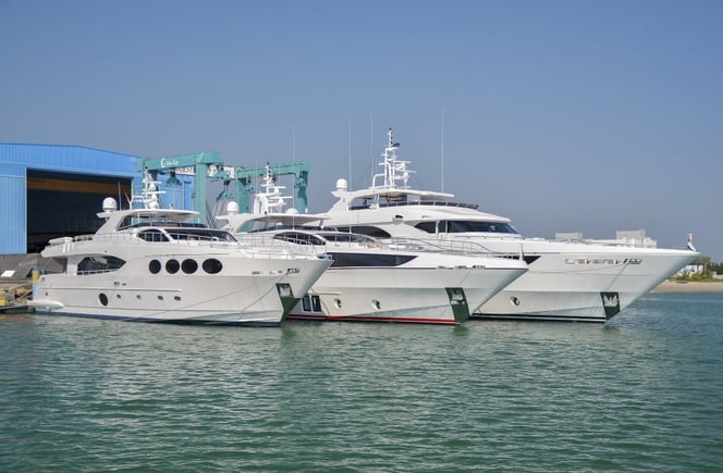 Gulf Craft launched three Majesty Superyachts in one week 