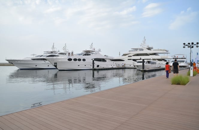 Gulf Craft fleet during its 2014 Exclusive Preview in Oman