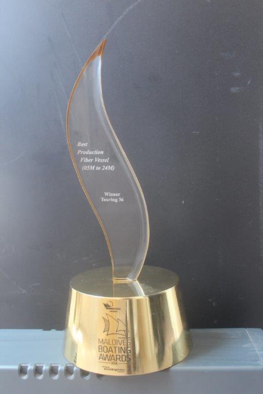 Gulf Craft Touring 36 Best Production Boat 5m-24m Award