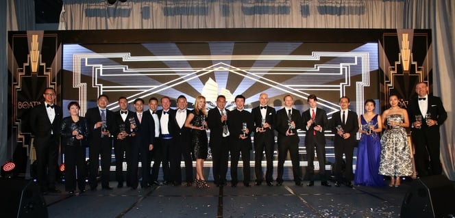 Gulf Craft at the Asia Boating Awards 2014 - Winner Group Photo