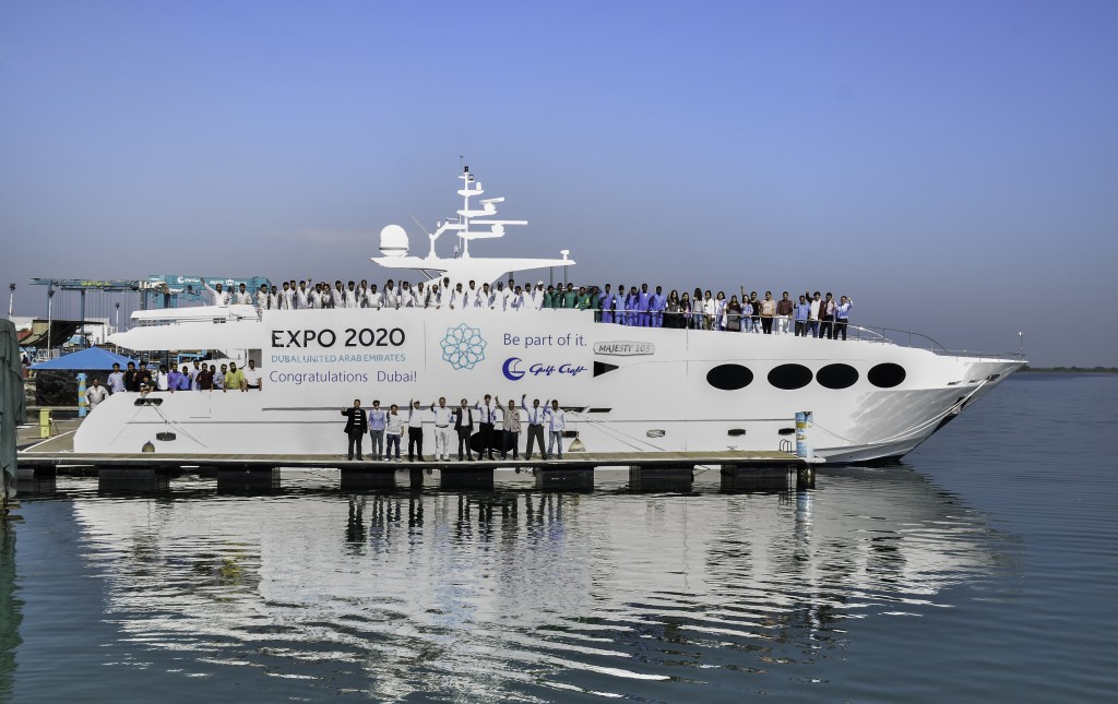 海湾游艇公司，迪拜2020世博会的狂热支持者。