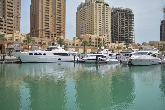 Gulf Craft fleet at its exclusive preview in 2015