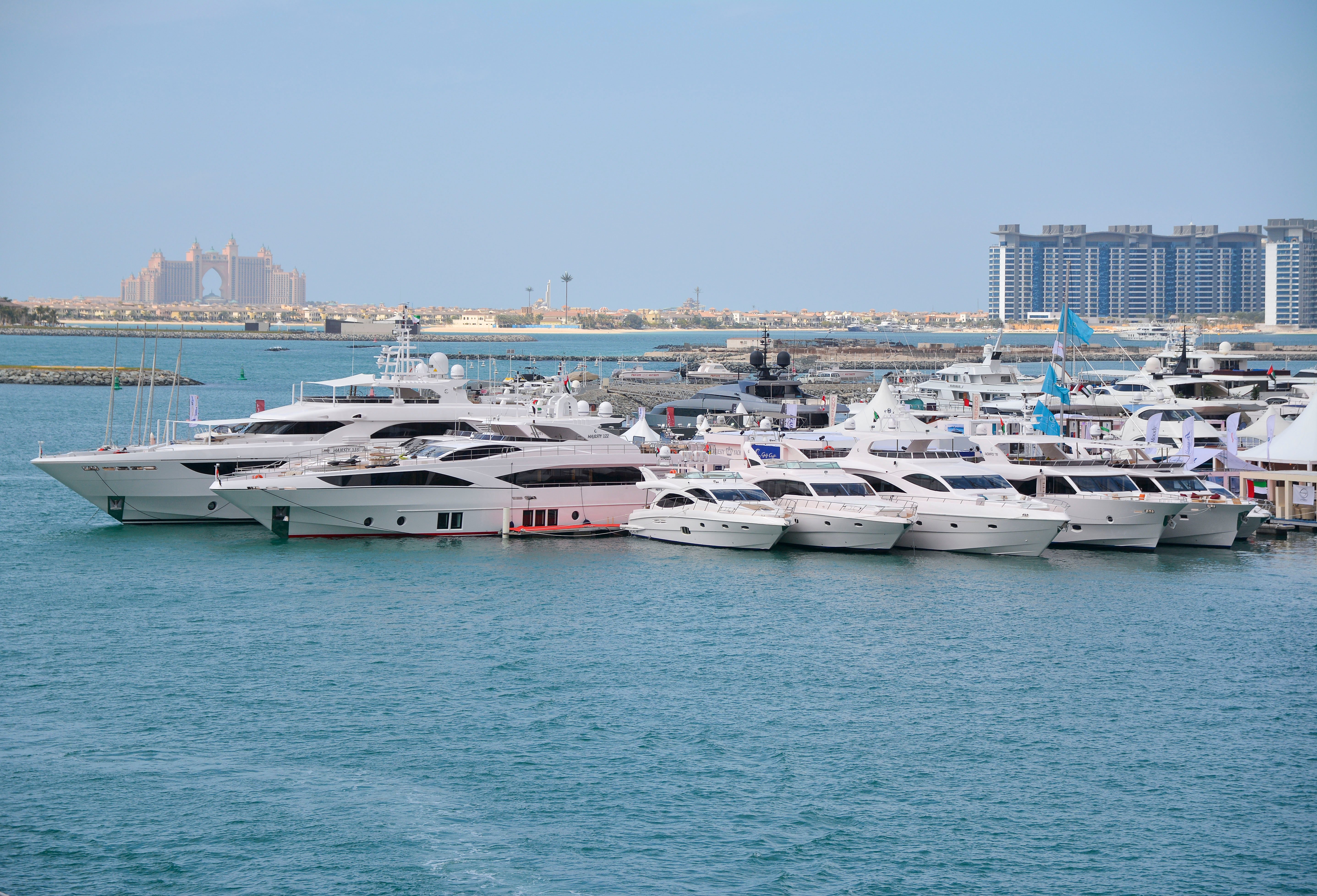 Флот Gulf Craft на выставке яхт в Дубае 2015