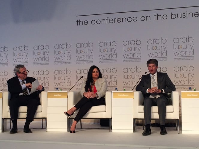 Gulf Craft's Chief Operating Officer Erwin Bamps at the Arab Luxury World Conference