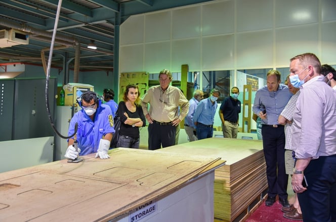 ICOMIA factory tour at Gulf Craft shipyard (2)