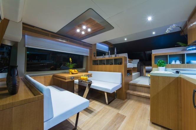 Majesty 48 dining area