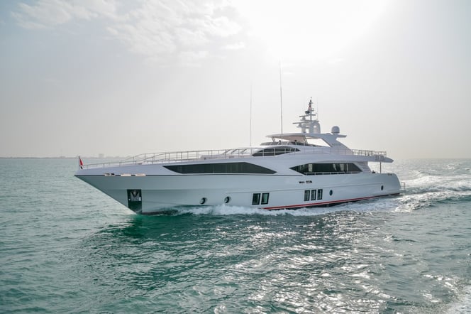 Majesty 122 superyacht