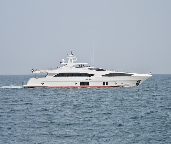 The latest Majesty Yachts superyacht model, the Majesty 122