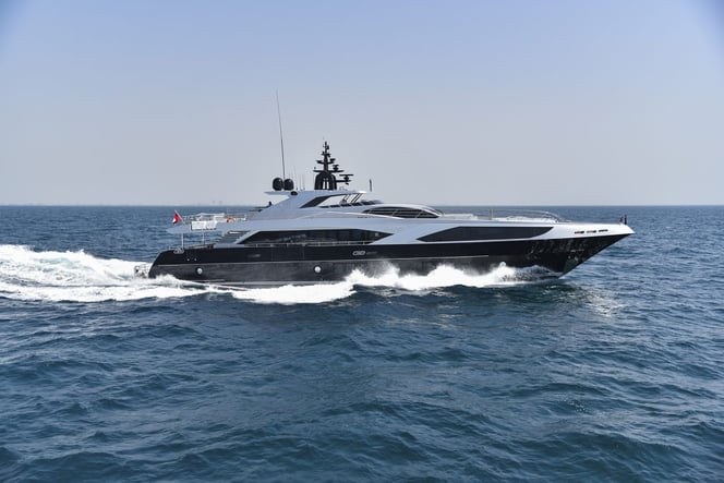 Majesty 122, Ghost II sea trial