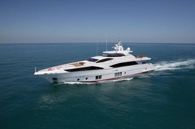 Majesty 122 that had its global launch at the Dubai International Boat Show 2015