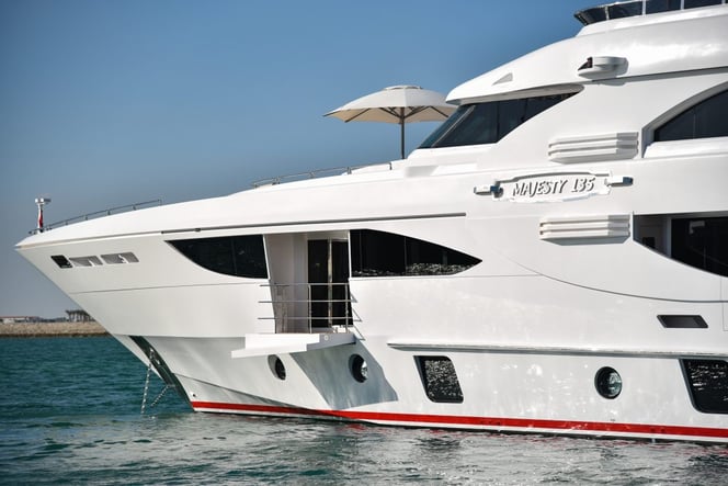 Majesty 135 owner's balcony