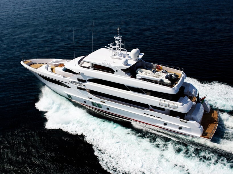 Majesty 135 will be the largest superyacht on display and the largest superyacht of Gulf Craft