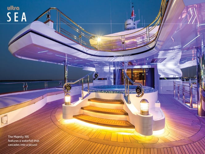 Majesty 155 upper deck Jacuzzi, Ultra Sea, P1 mag