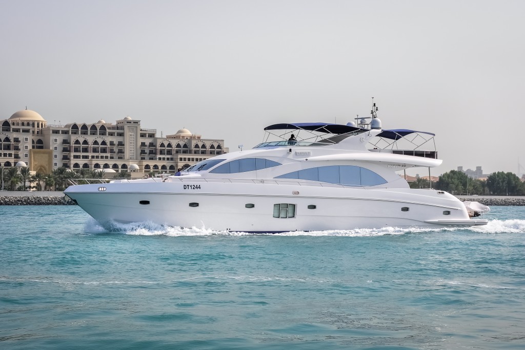 Majesty 88 зафрахтована в Дубае компанией Tirena Boats