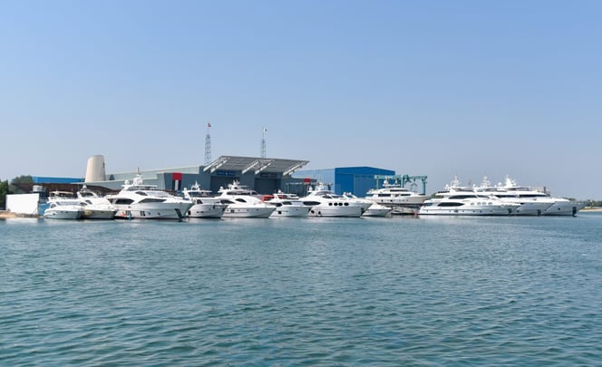 Majesty Yachts Shipyard in the Emirates