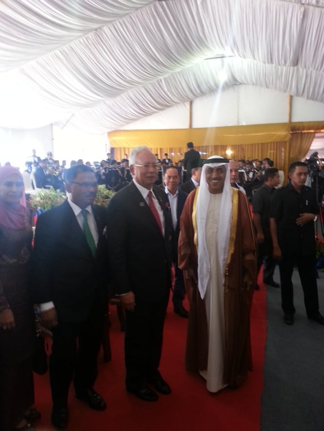 Mr. Mohammed Alshaali, Chairman of Gulf Craft, and the Prime Minister of Malaysia, YAB Dato’Sri Mohd Najib Tun Haji Abdul Razak