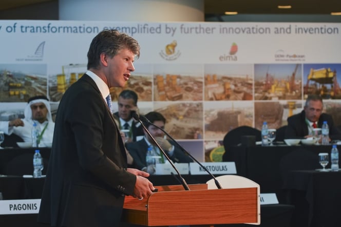 Erwin Bamps, Gulf Craft CEO at the Mare Forum