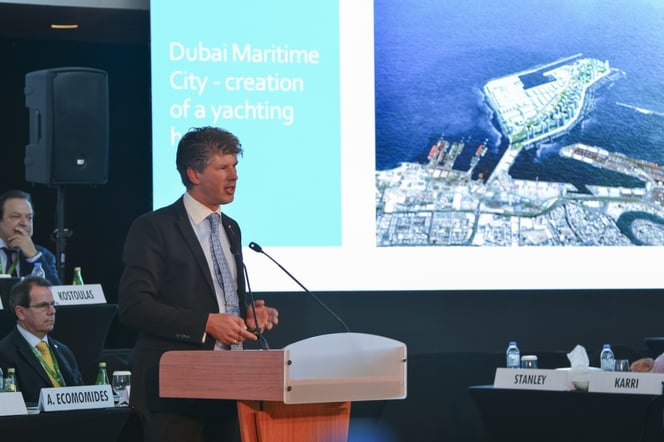 Erwin Bamps, Gulf Craft CEO speaker at the Mare Forum