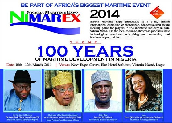 Nigeria Maritime Expo 2014 баннер