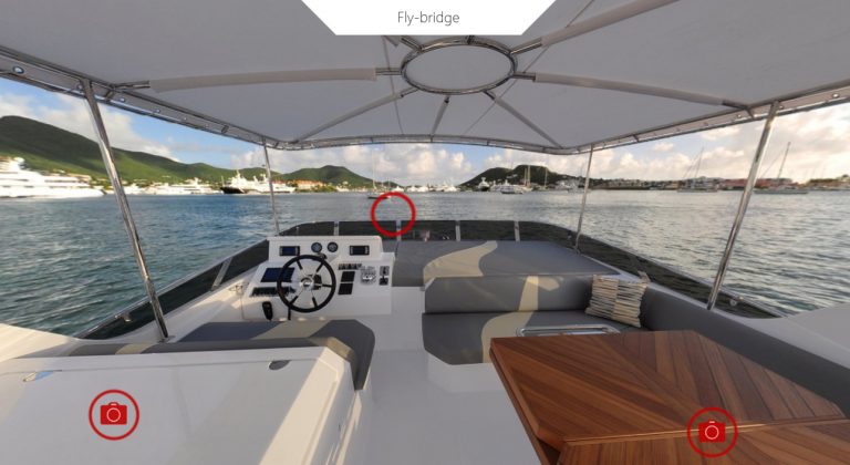 Виртуальный тур по Nomad 55 - скриншоты флайбриджа 