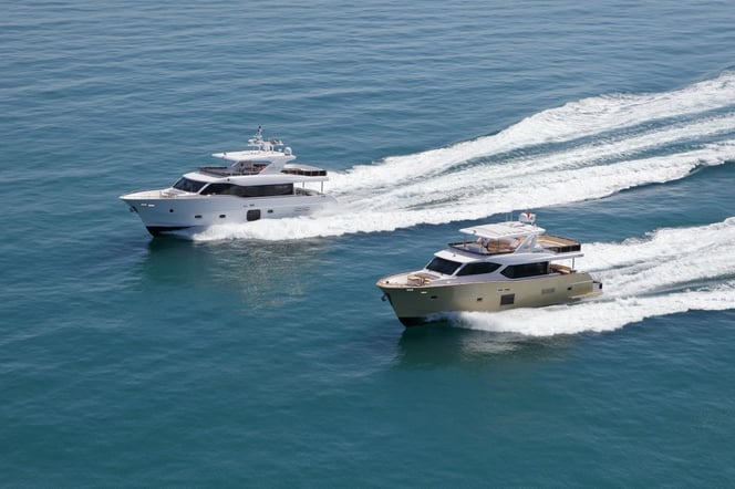 يخوت نوماد، العلامة التجارية الأحدث لدى جلف كرافت والتي تم إطلاقها في معرض دبي العالمي للقوارب 2015