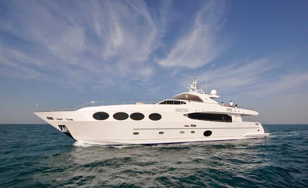 The Majesty  105 debuted in 2012, with the emphasis on entertaining outdoors.