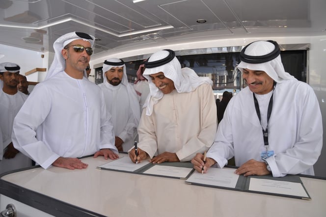 Signing of MOU with Gulf Craft and HCT