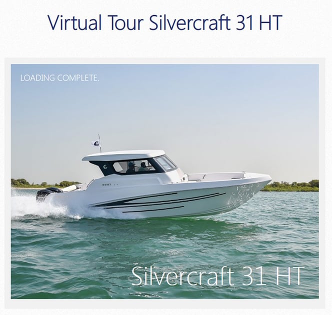Silvercraft 31 HT virtual tour screen shot 1